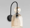 Настенный светильник с плафоном из фактурного стекла TK Lighting 11140 Sophia Cognac