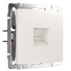 Розетка Ethernet RJ-45 перламутровый рифленый Werkel Встраиваемые механизмы перламутровый рифленый W1181013