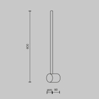Светильник светодиодный Maytoni Light stick MOD237WL-L6B3K