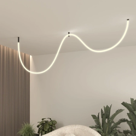 Гибкий неон 336Led 12W IP20 3000K Full light круглый теплый белый, 3 м Elektrostandard 24V 12W 336Led 2835 IP20