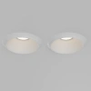 Светильник встраиваемый Maytoni Gyps Modern DL124-GU10-02-TRS-W