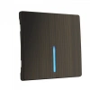 Выключатель 1-клав с подсветкой бронзовый Werkel W1110101 + W1119112