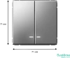 GAL000953 Systeme Electric Schneider Electric ArtGallery цвет сталь
