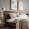 Настенный светильник с плафоном из фактурного стекла TK Lighting 11140 Sophia Cognac