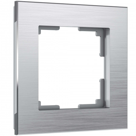 Рамка из металла на 1 пост Аluminium алюминий Werkel Aluminium алюминий W0011706