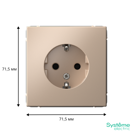 GAL001245 Systeme Electric Schneider Electric ArtGallery цвет песочный