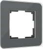 Рамка из стекла на 1 пост Elite графит Werkel Elite графит W0012440