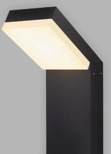 Ландшафтный уличный светильник Sensor 3000K Чёрный IP54 Elektrostandard 1542 TECHNO LED черный