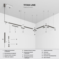 Titan Line Блок питания 150W титан Elektrostandard 95066/00