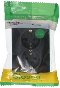 GSL000724 Systeme Electric Schneider Glossa антрацит