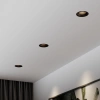 Светильник встраиваемый светодиодный Bliss 15W 4000K черный Elektrostandard 25070/LED