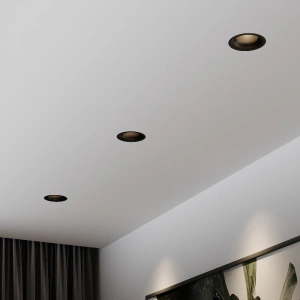 Светильник встраиваемый светодиодный Bliss 15W 4000K черный Elektrostandard 25070/LED