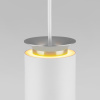 Подвесной светодиодный светильник Elektrostandard DLS021 9+4W 4200К белый матовый/серебро