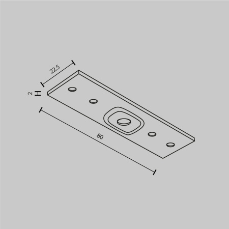 Коннектор прямой для шинопровода Maytoni Exility TRA034C-21W