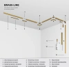 Brass Line  Декоративная накладка для шинопровода 20см латунь Elektrostandard 85232/00