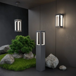 Ландшафтный светодиодный светильник Frame LED IP54 Elektrostandard 1529 TECHNO LED серый
