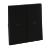 Клавиша для выключателя жалюзи Voltum S70 пластик черный Soft touch (VLS002508)