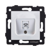 Розетка телефонная RJ11, белый Kollinger REA-009WH для Aspekt, Eleganz, Reflex