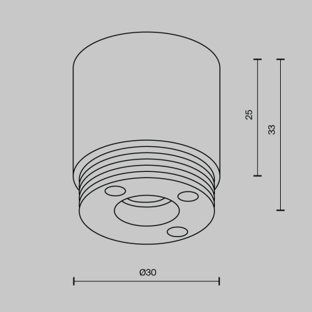 Конечная заглушка для системы Maytoni Shelf CA021EC-B