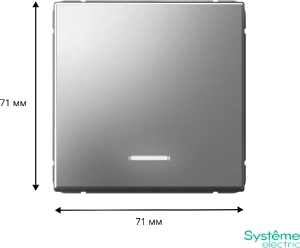 GAL000913 Systeme Electric Schneider Electric ArtGallery цвет сталь