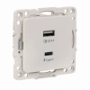 EYR-2USB-type-C EKF PROxima EKF EKF Стокгольм цвет белый