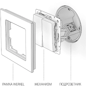 W1122003 Werkel Werkel механизмы бежевые