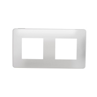 NU280455 Schneider Electric Рамки Studio Metal для белых механизмов