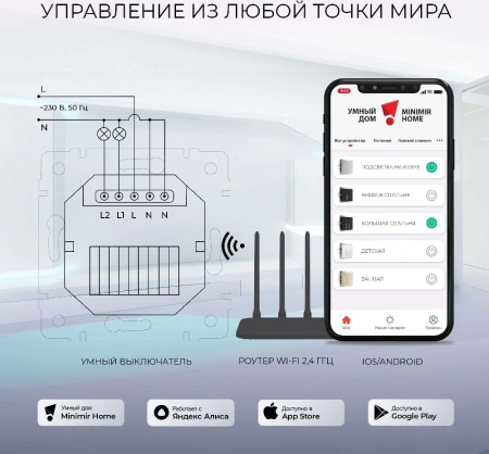W4520608 Werkel Werkel механизмы сенсорные черные
