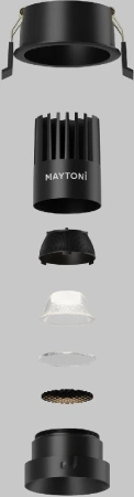 Стекло для встраиваемого светильника Maytoni Dip Glass001-D35