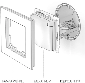 W1171203 Werkel Werkel механизмы бежевые