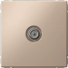 TV Розетка оконечная 1DB Systeme Electric ArtGallery, песочный  GAL001291