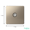 GAL000591 Systeme Electric Schneider Electric ArtGallery цвет шампань