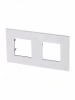 2 постовая рамка белая ABB Zenit 2CLA227200N1101