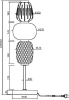 Настольная лампа светодиодная Maytoni Pattern MOD267TL-L28G3K