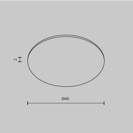 Стекло для встраиваемого светильника Maytoni Dip Glass001-D45