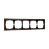 Рамка 5-пост Systeme Electric ArtGallery Pure органическое стекло мокко GAL320605