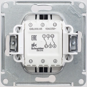 GSL000865 Systeme Electric Schneider Glossa шоколад