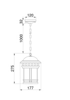 Уличный светильник Maytoni Salamanca O031PL-01BR