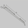 Трековый магнитный светодиодный светильник Maytoni Exility Basis TR030-4-30WTW-DSZ-B
