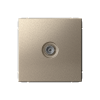 TV Розетка оконечная 1DB Systeme Electric ArtGallery, шампань GAL000591