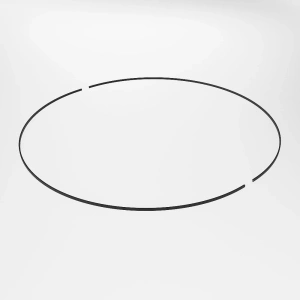 Esthetic Magnetic Шинопровод Round черный Ø1800 Elektrostandard 85218/00