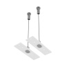 Тросовый подвес (2 шт) для шинопровода Maytoni Exility TRA034SW-2W