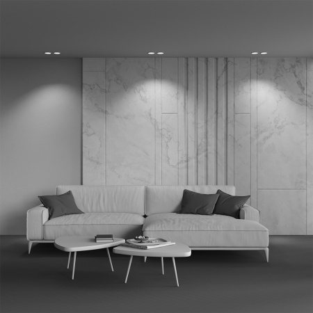 Светильник встраиваемый Maytoni Gyps Modern DL124-GU10-02-TRS-W