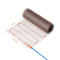 Нагревательный мат для теплого пола Voltum Т150 525 Вт 3,5 кв.м VLT01-150-3.5