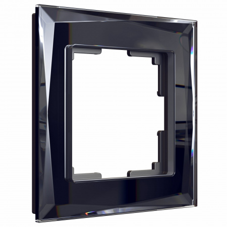 Рамка из стекла на 1 пост Diamant черный Werkel Diamant черный W0011208
