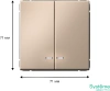 GAL001253 Systeme Electric Schneider Electric ArtGallery цвет песочный