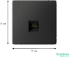 GAL001483 Systeme Electric Schneider Electric ArtGallery цвет базальт
