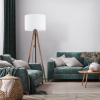 Напольный светильник с тканевым абажуром TK Lighting 16003 Grand