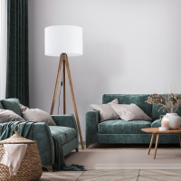 Напольный светильник с тканевым абажуром TK Lighting 16003 Grand