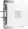 Розетка Ethernet RJ-45 белый матовый Werkel Встраиваемые механизмы белые матовые W1181061